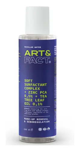 Art & Fact Soft Surfactant Complex Make-Up Removal & Seboregulation