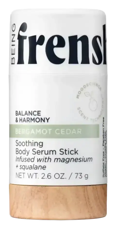 Being Frenshe Soothing Body Serum Stick Bergamot Cedar