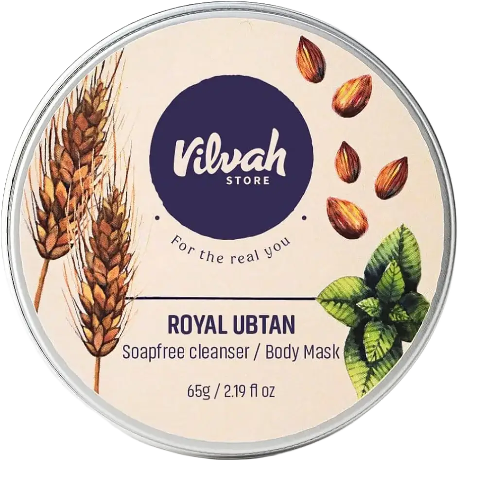 Vilvah Royal Ubtan Soapfree Cleanser Body Mask