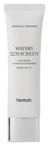 heimish Moringa Ceramide Hyaluronic Hydrating Watery Sunscreen SPF 50+