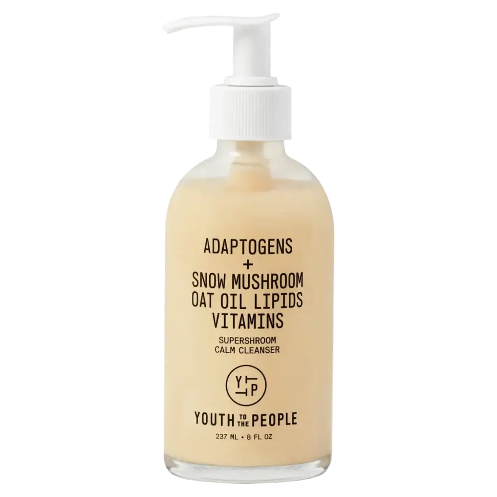 Youth To The People Adaptogens+ Snow Mushroom + Oat Oil Lipids + Vitamins Supershroom Calm Cleanser