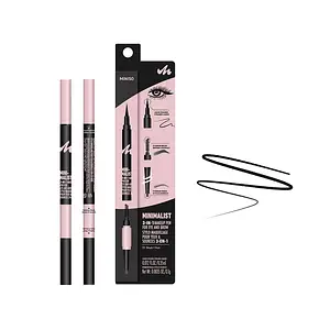Miniso Minimalist 3-In-1 Makeup Pen For Eye And Brow 01 Black Noir
