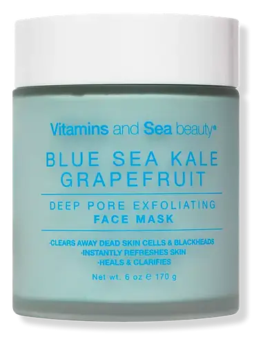 Vitamins and Sea beauty Blue Sea Kale Grapefruit Deep Pore Exfoliating Face Mask