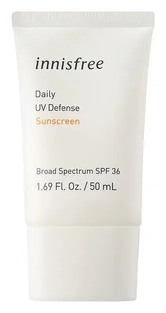 innisfree Daily UV Defense Sunscreen Broad Spectrum SPF 36