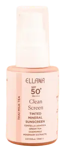 Ellana Mineral Cosmetics Clean Screen Tinted Mineral Sunscreen SPF 50+