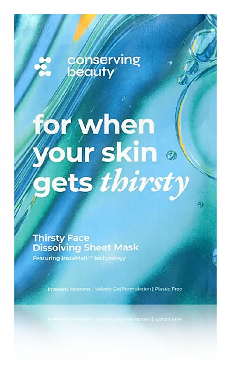 Conserving Beauty Thirsty Face Dissolving Sheet Mask
