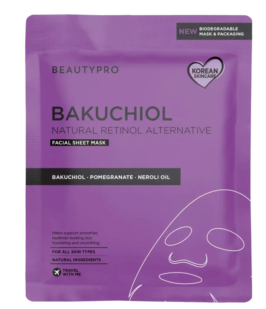 BeautyPro Bakuchiol Facial Sheet Mask