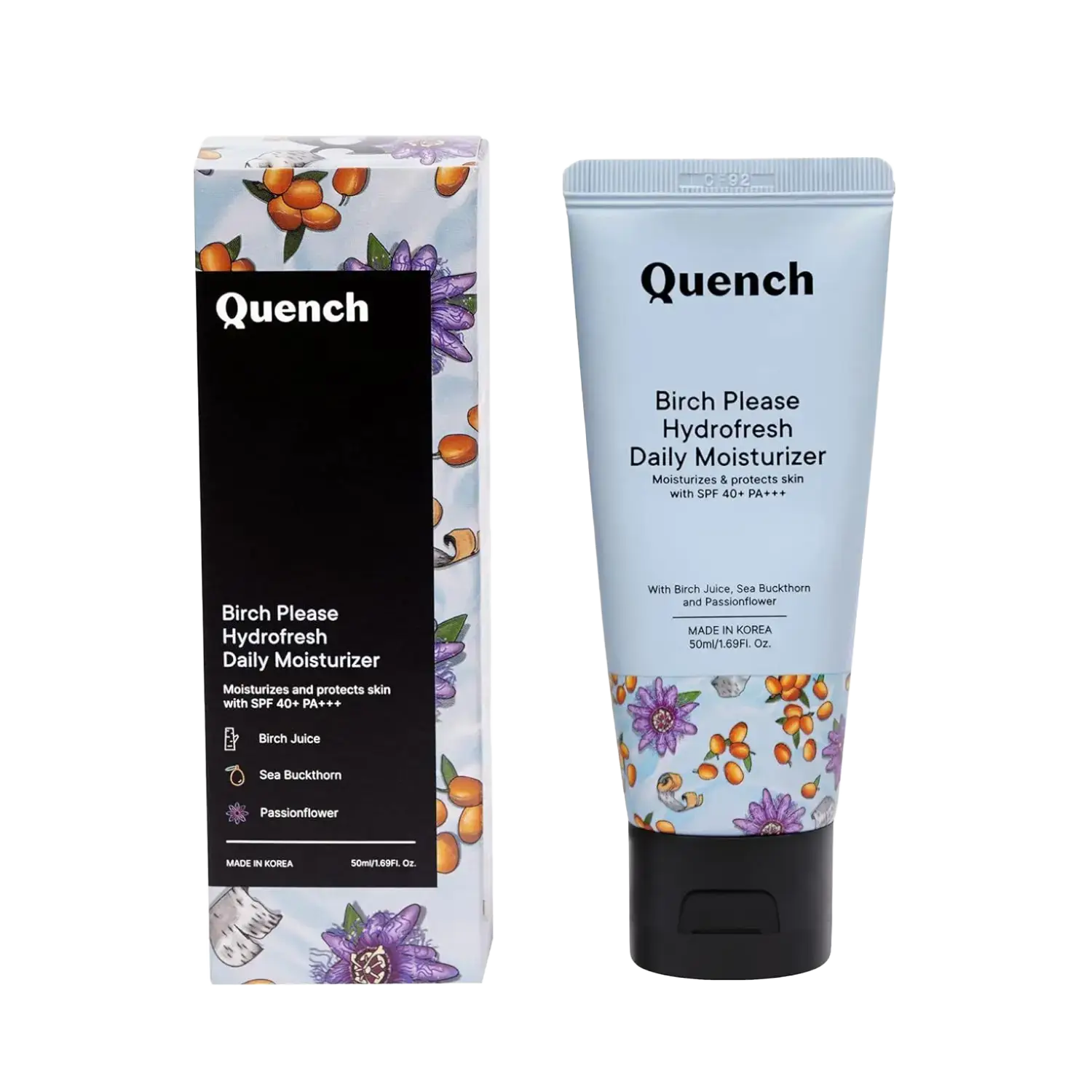 Quench Botanics Birch Please Hydrofresh Daily Moisturizer SPF 40+