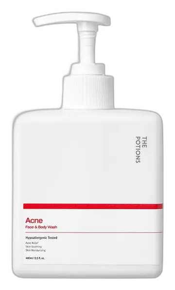 The Potions Acne Face & Body Wash