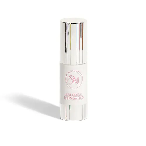 Sunset Makeup Colorful Foundation White