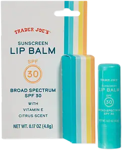 Trader Joe's Sunscreen Lip Balm SPF 30