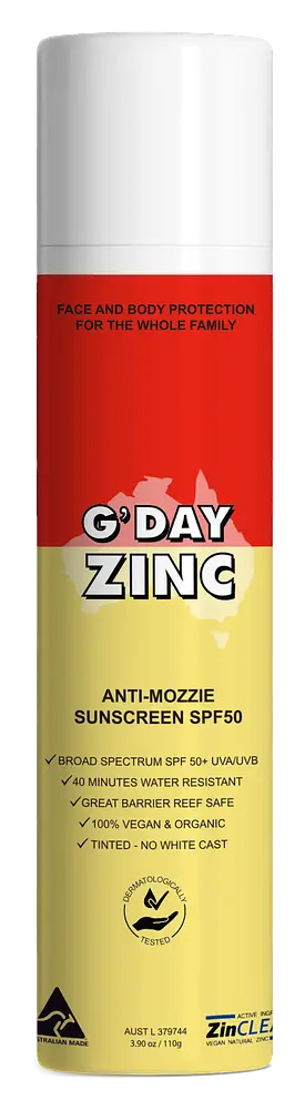 G'Day Zinc Anti-Mozzie Sunscreen SPF 50