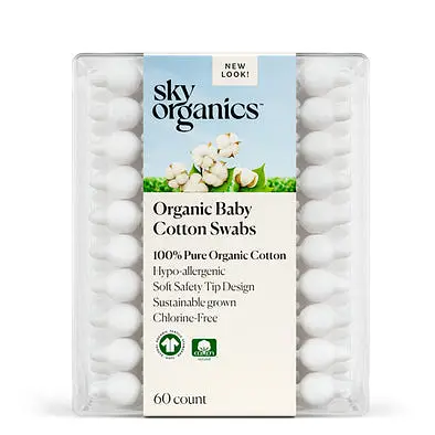 Sky Organics Organic Cotton Swabs Baby