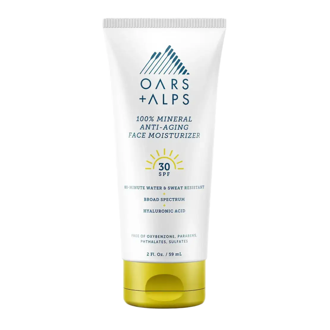Oars + Alps 100% Mineral Anti-Aging Face Moisturizer SPF 30