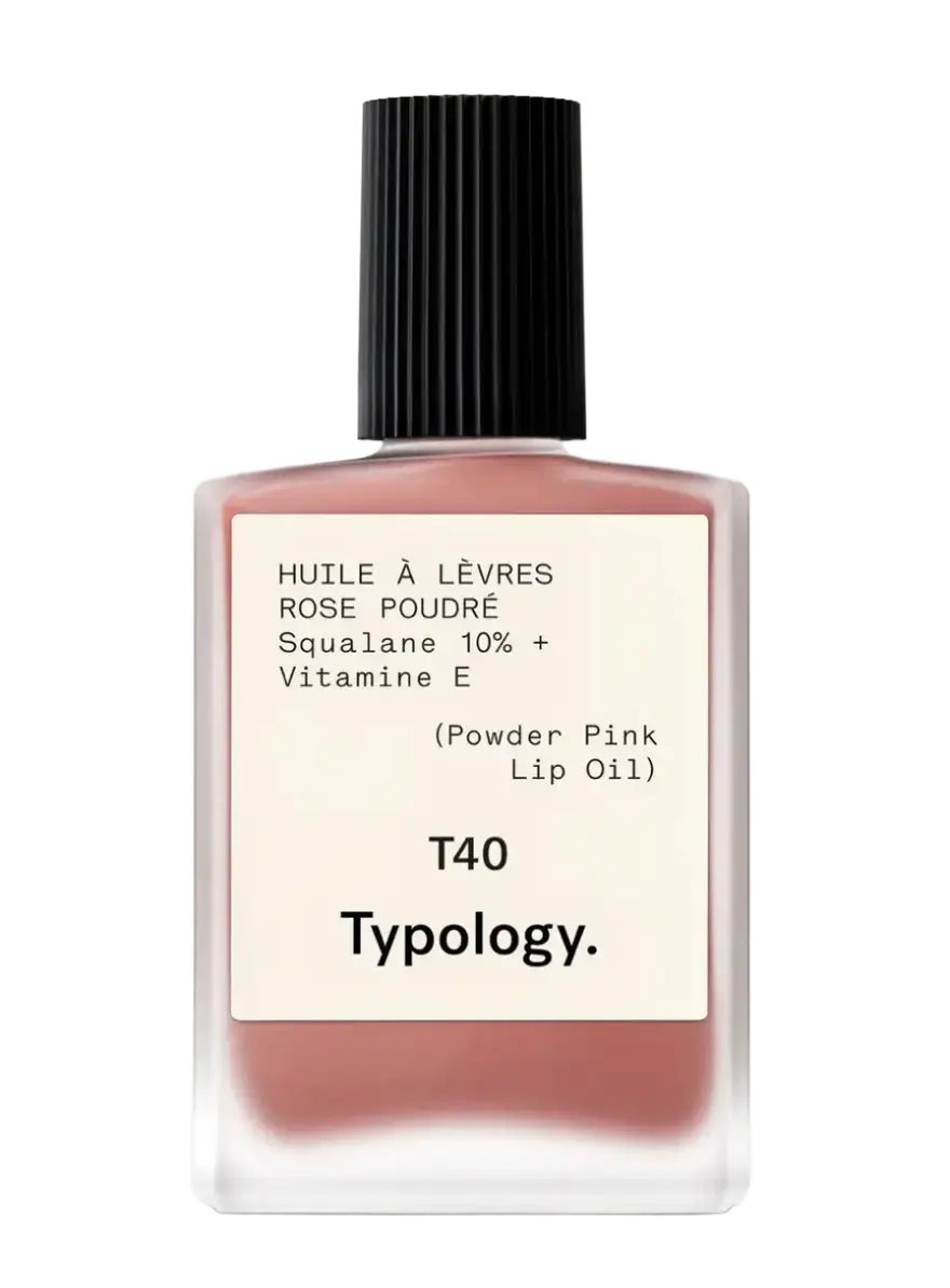 Typology T40 Tinted Lip Oil Powder Pink
