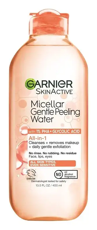 Garnier Micellar Gentle Peeling Water With 1% PHA & Glycolic Acid US