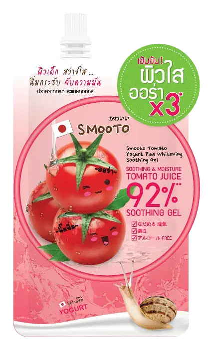 Smooto Tomato Yogurt Plus Whitening Soothing Gel