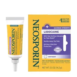Neosporin +Lidocaine First Aid Antibiotic Ointment