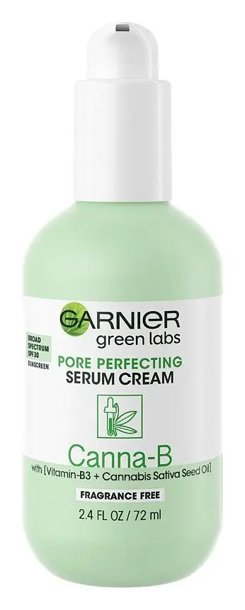 Garnier Green Labs Canna-B Pore Perfecting Serum Cream Fragrance Free SPF 30