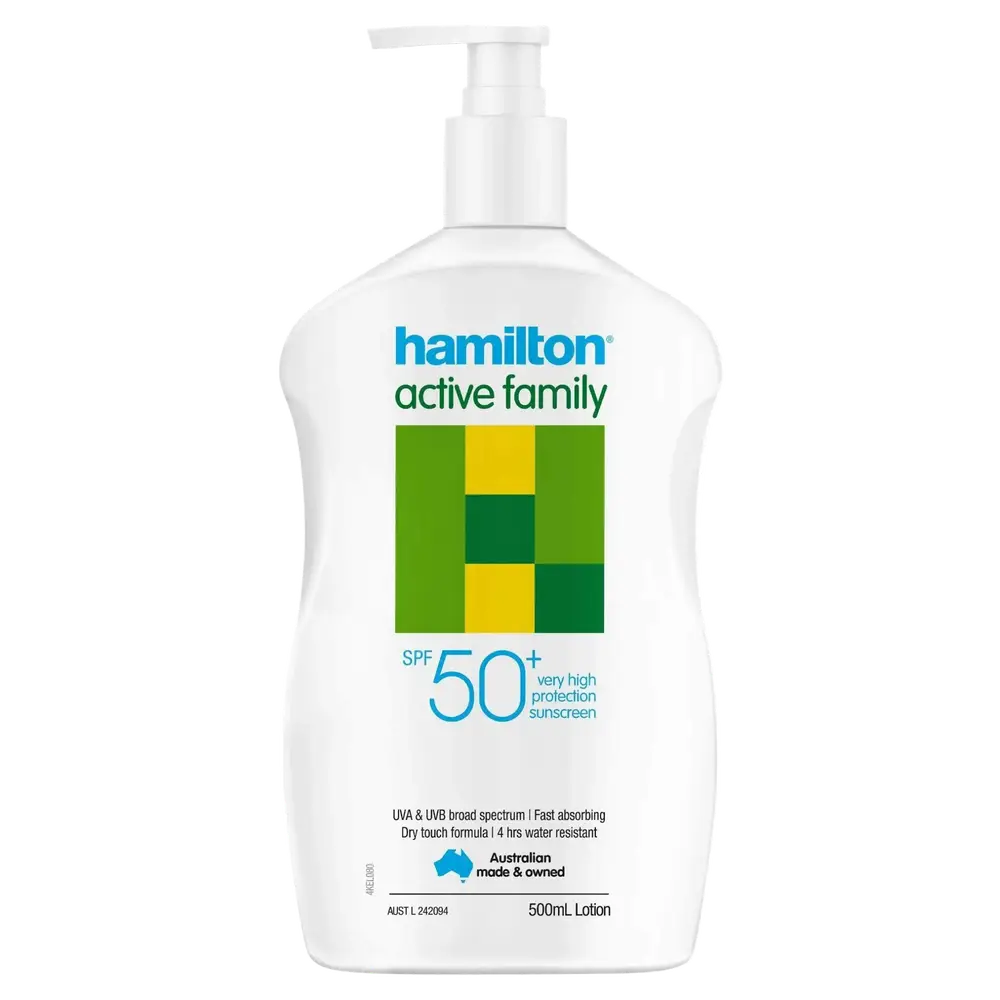 Hamilton Active Family SPF 50+ Lotion