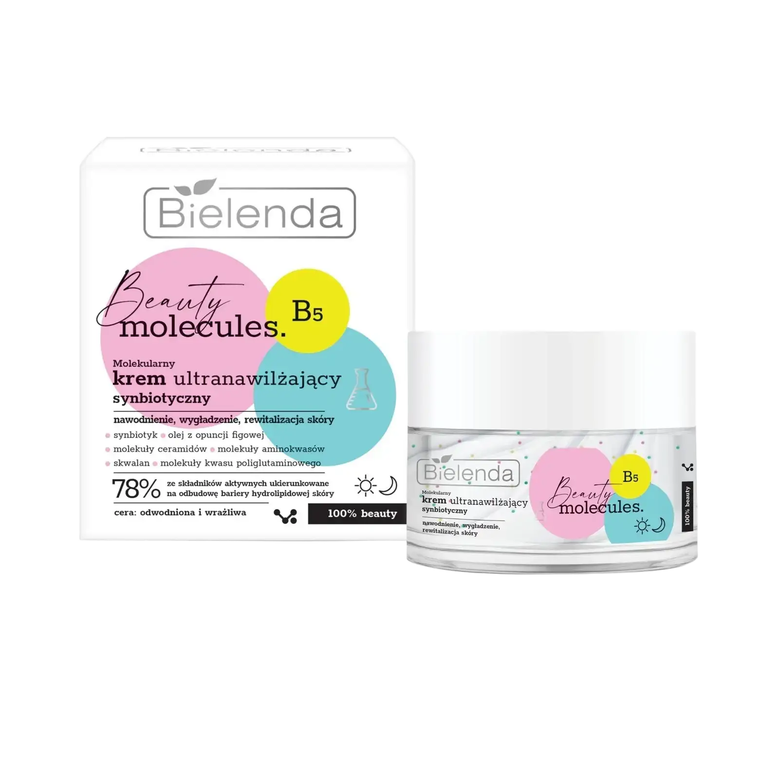 Bielenda Beauty Molecules Molekularny Krem Ultranawilżający Synbiotyczny