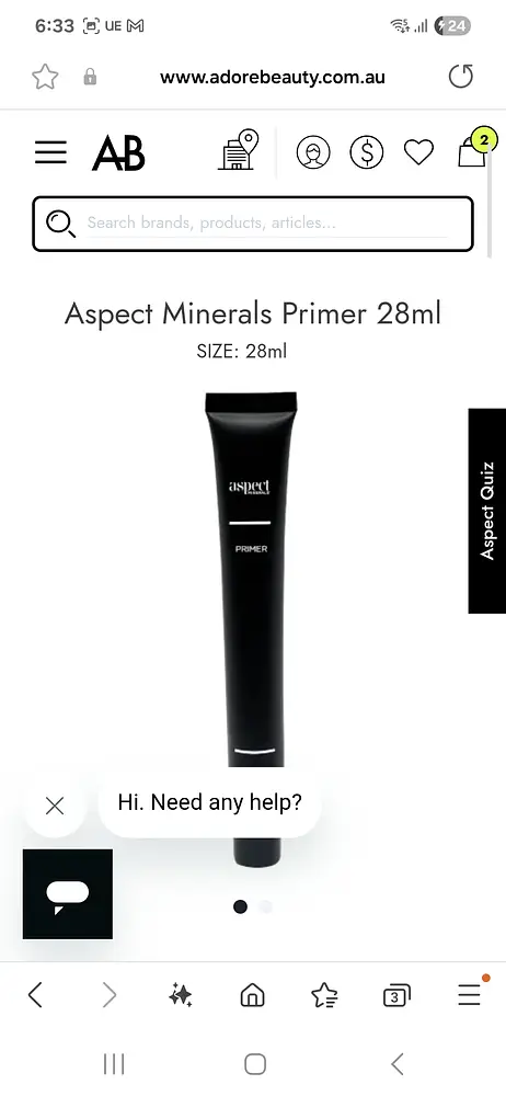Aspect Skincare Minerals Primer