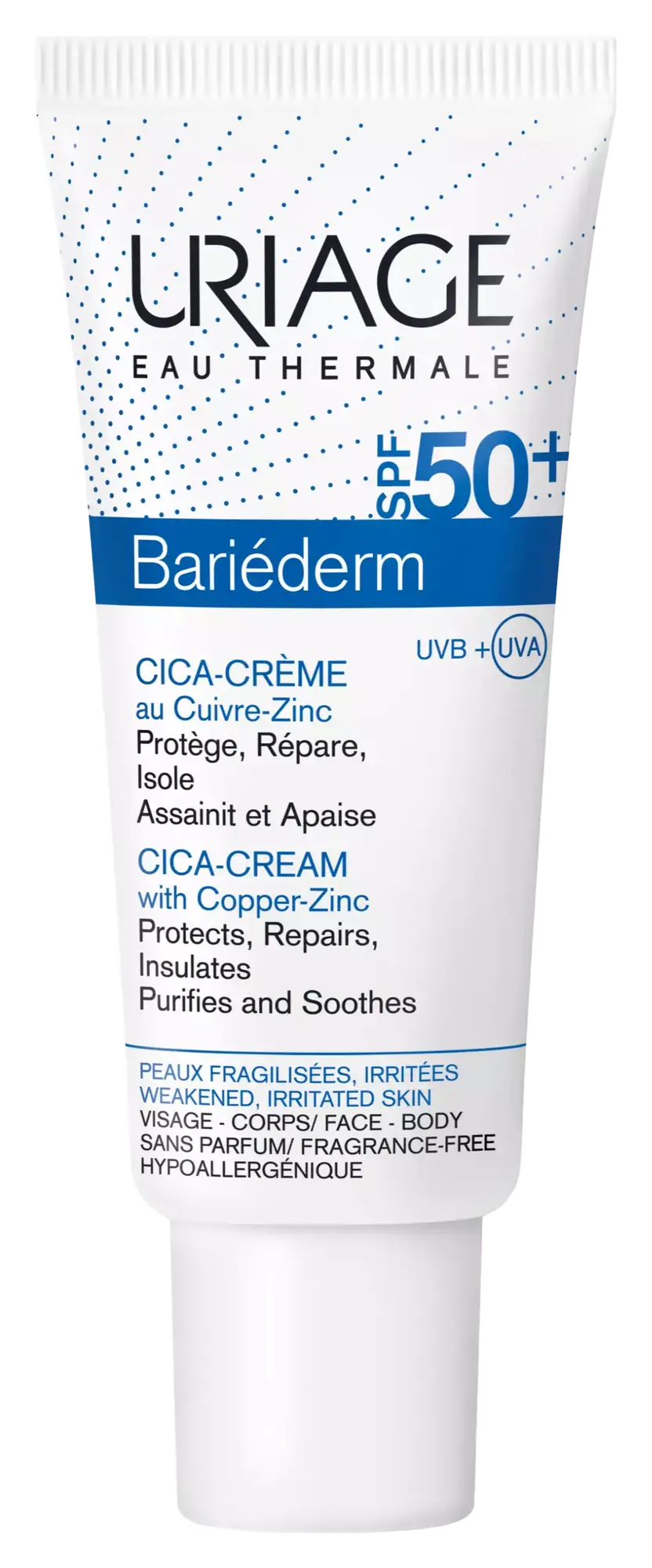 Uriage Bariéderm Cica-Cream With Copper-Zinc SPF 50+