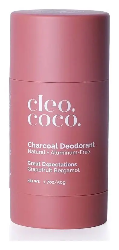 Cleo+Coco Charcoal Deodorant Grapefruit Bergamot