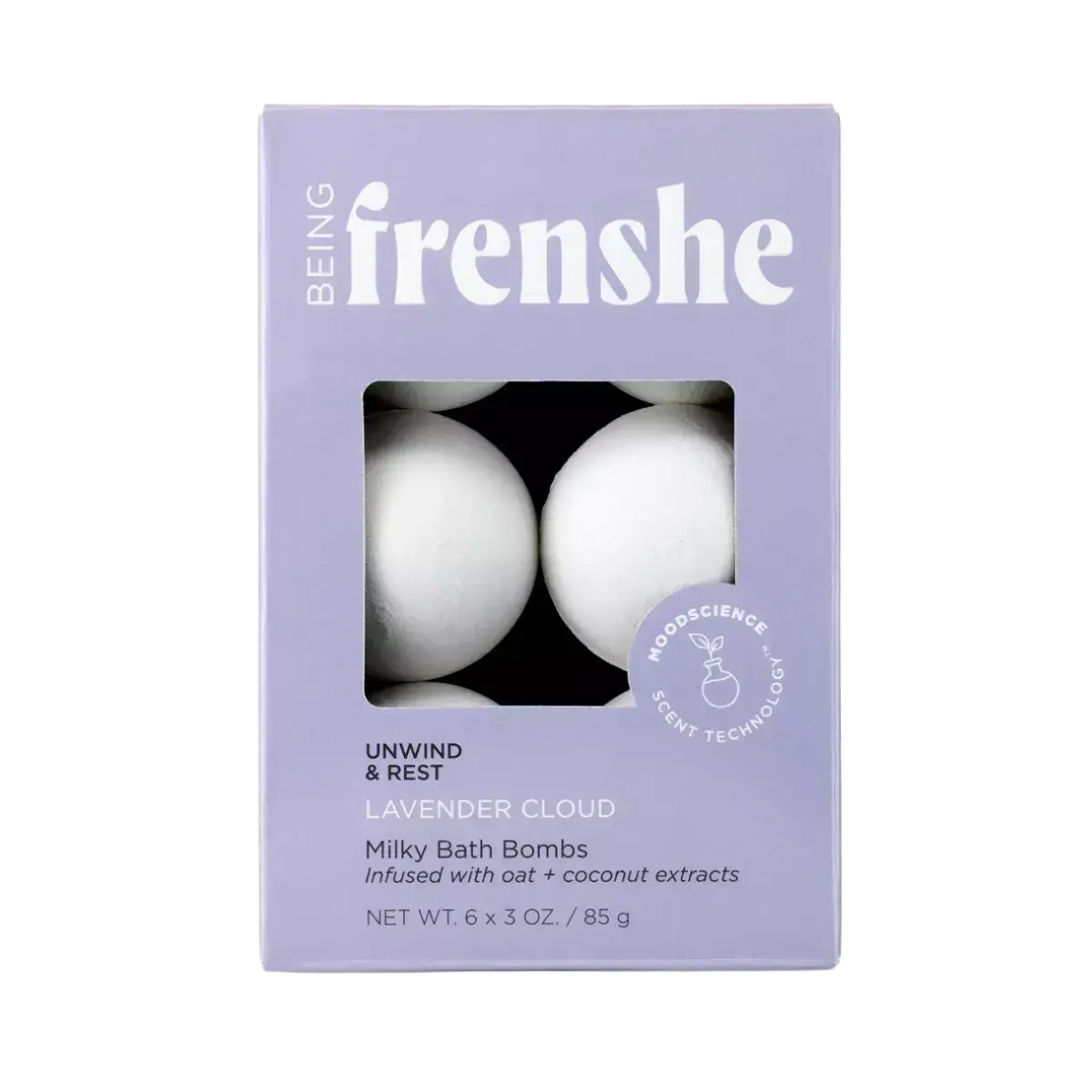 Being Frenshe Milky Bath Bombs Lavender Cloud