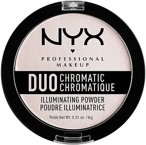 NYX Cosmetics Duo Chromatic Illuminating Powder Snow Rose