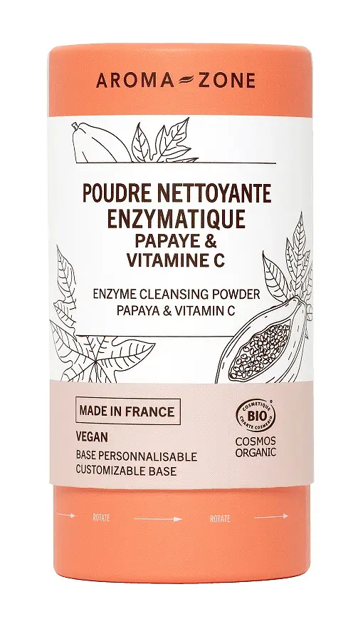 Aroma-Zone Poudre nettoyante enzymatique Papaye & Vitamine C