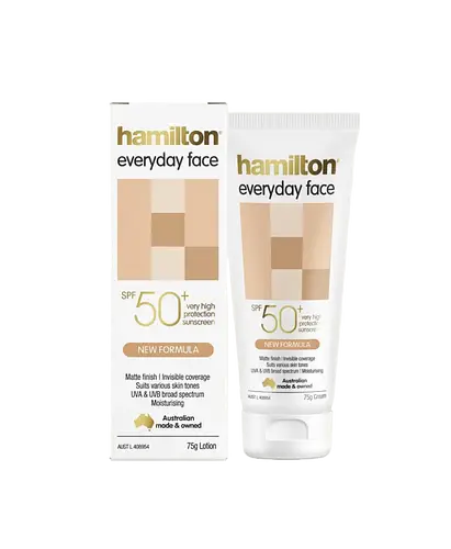 Hamilton Everyday Face Matte Invisible Sunscreen SPF 50+