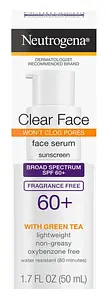 Neutrogena Clear Face Serum Sunscreen With Green Tea SPF 60+