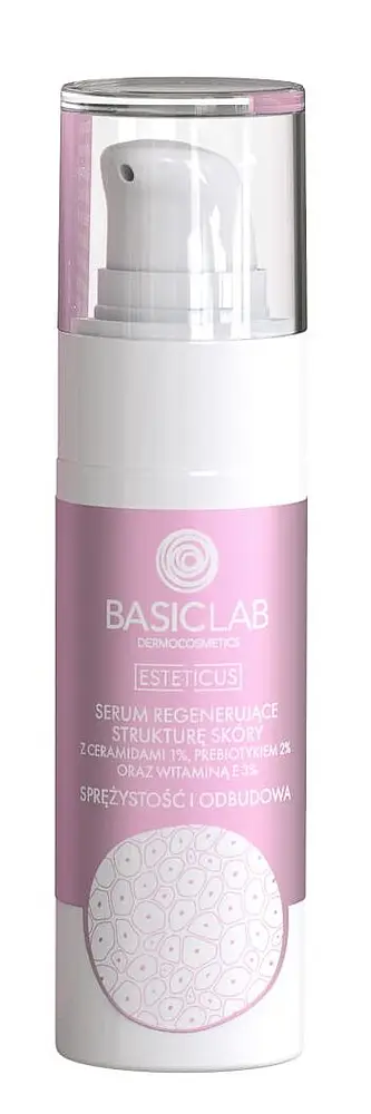 BasicLab Esteticus Regenerating Serum With Ceramides 1% & Prebiotic 2%