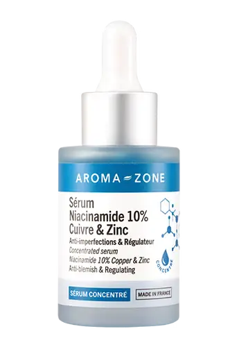 Aroma-Zone Sérum Visage Concentré Niacinamide 10%, Cuivre & Zinc