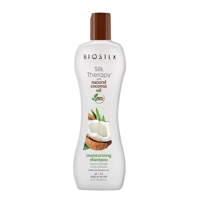BioSilk Silk Therapy With Natural Coconut Oil Moisturizing Shampoo