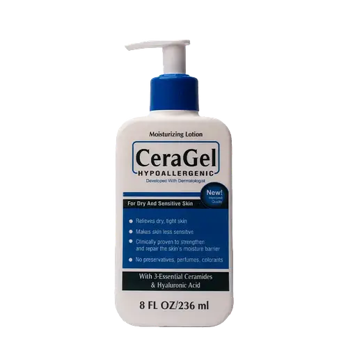 Crystolite Pharmaceuticals Ceragel Hypoallergenic Moisturizing Lotion