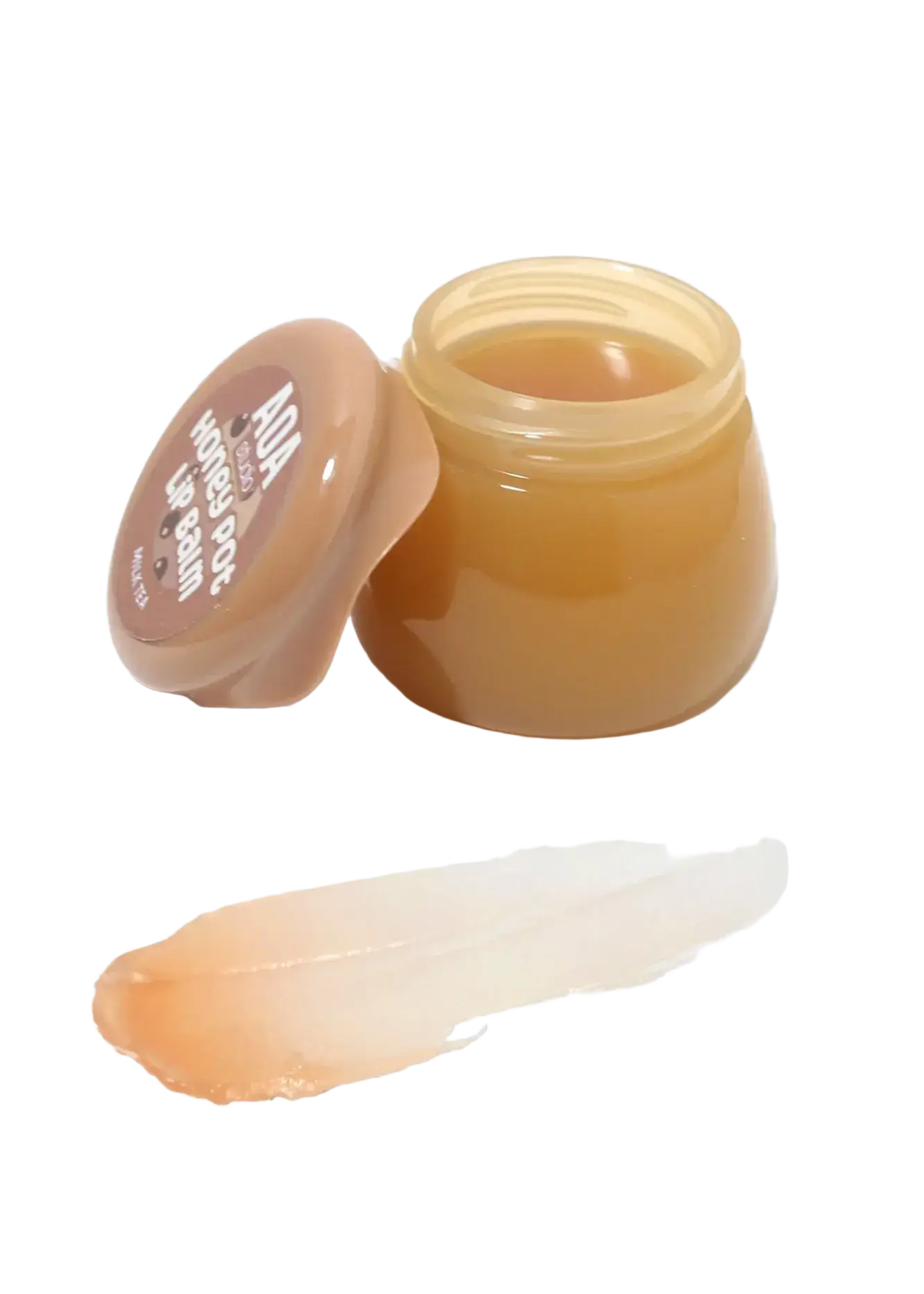AOA Skin Honey Pot Lip Balm milk tea