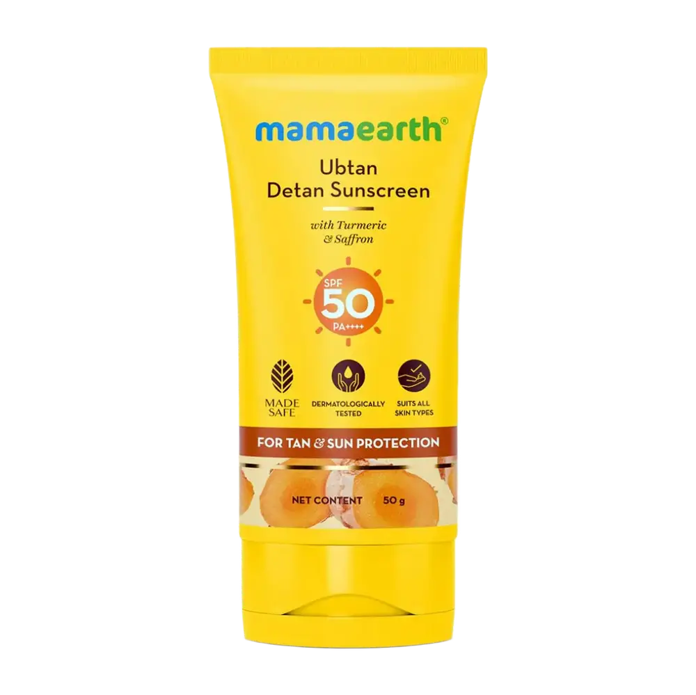 Mamaearth Ubtan Detan Sunscreen SPF 50