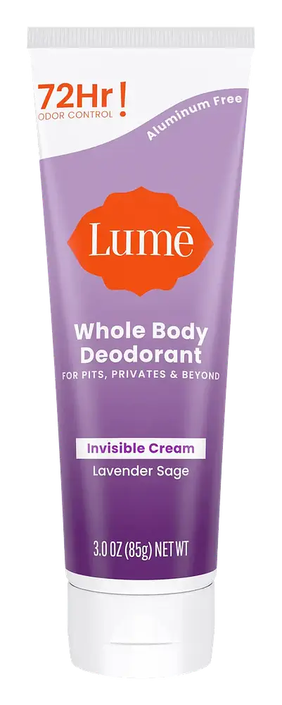 Lume Whole Body Deodorant Invisible Cream Lavender Sage