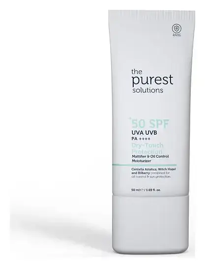 The Purest Solutions Matte Finish Sunscreen for Oily Skin 50+ SPF Dry Touch
