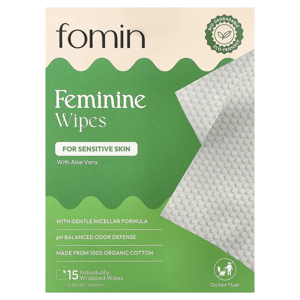 Fomin Feminine Wipes Aloe Vera