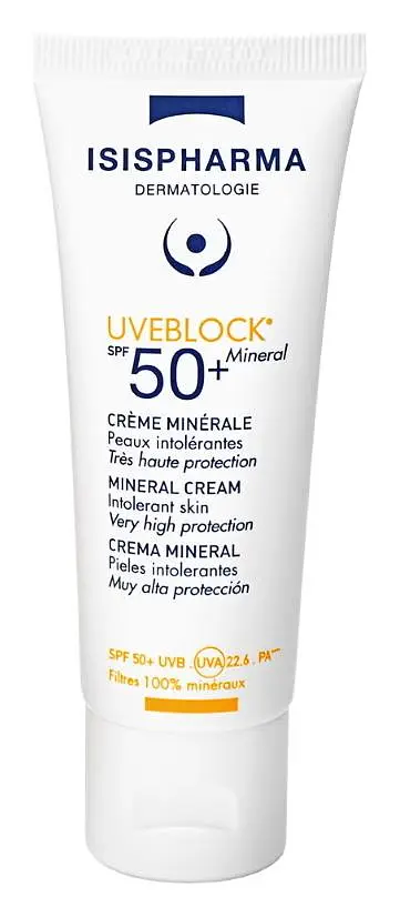 Isispharma Uveblock SPF 50+ Mineral Cream Invisible