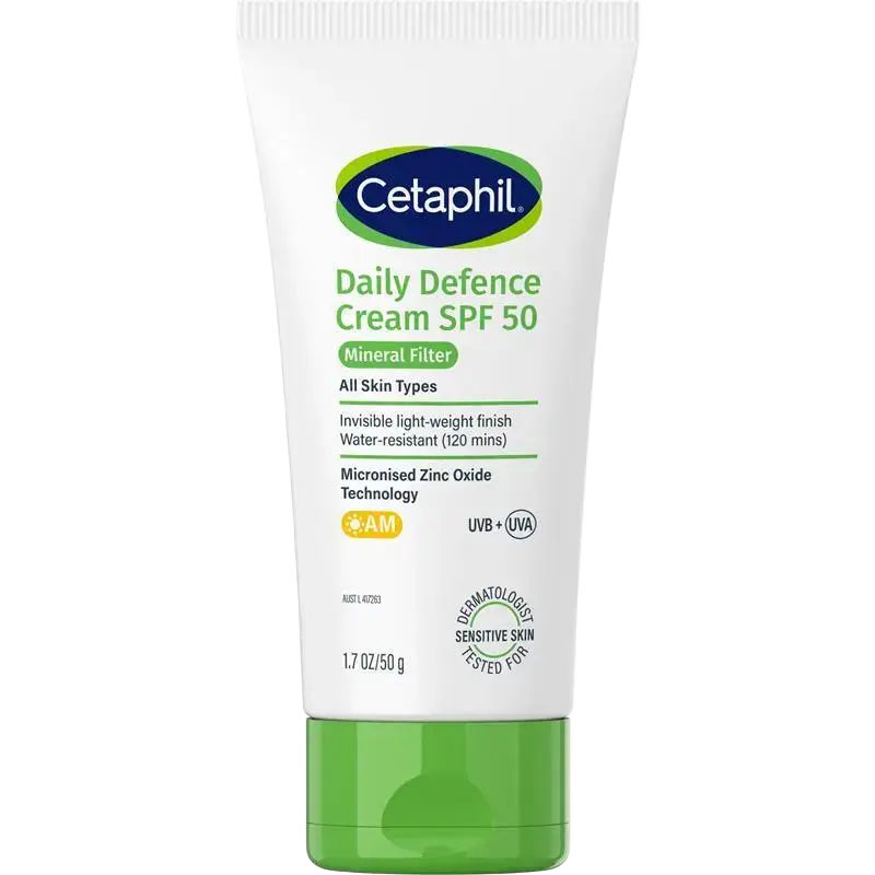 Cetaphil Daily Defence Face Moisturiser With SPF 50+ Australia