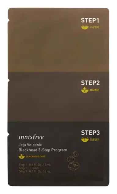 innisfree Volcanic Blackhead 3 Step Sheet