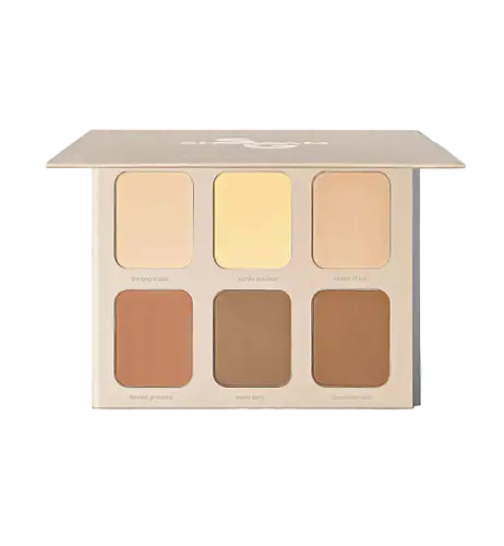 SHEGLAM Stereo Face Six-Nude Powder Contour Palette 502 Nude
