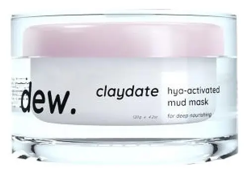 dew of the gods Claydate Hya-activated Pink Clay Mask