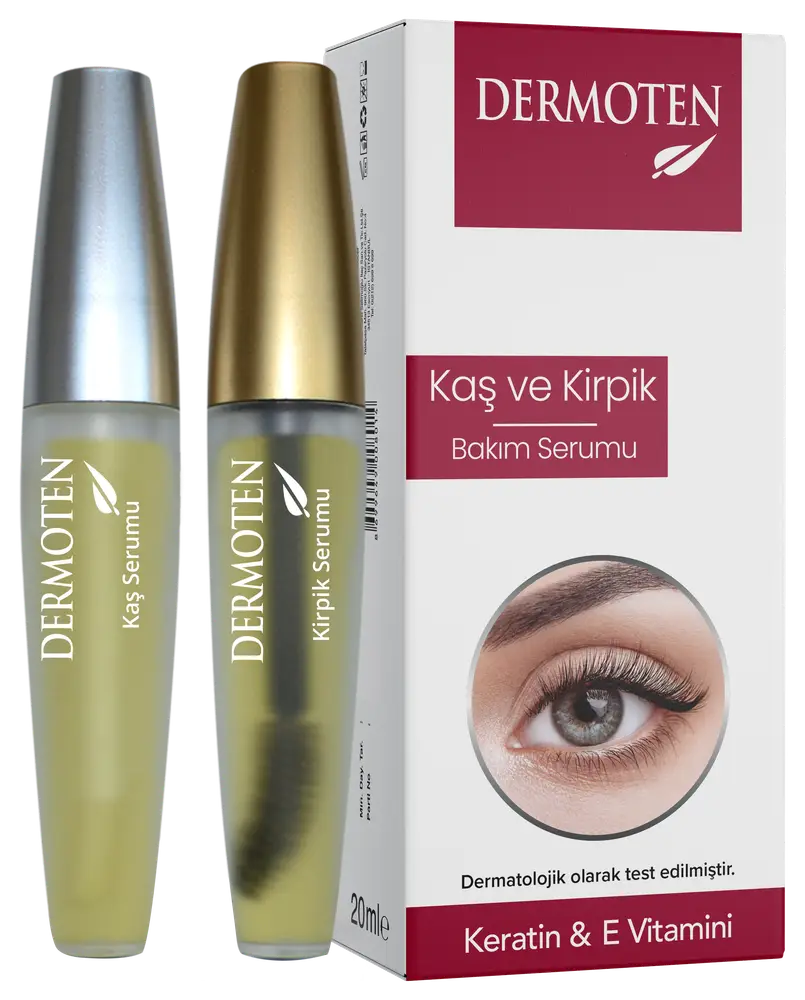 Dermoten Eyebrow & Eyelash Care Serum With Keratin & Vitamin E