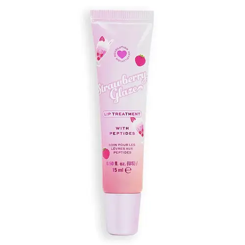 Revolution Beauty I Heart Revolution Strawberry Glaze Peptide Lip Balm Treatment