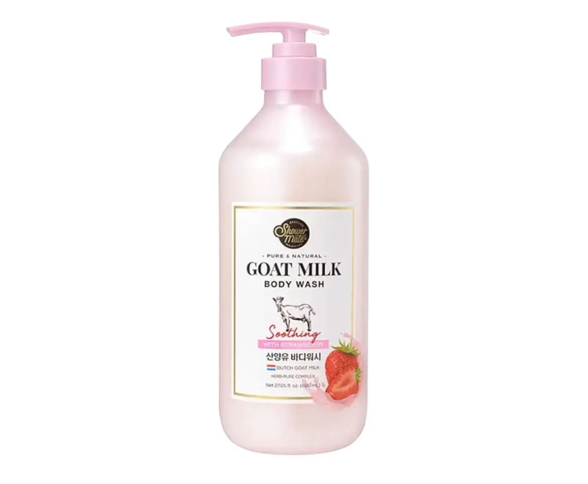 SHOWERMATE Goat Milk Body Wash Strawberry